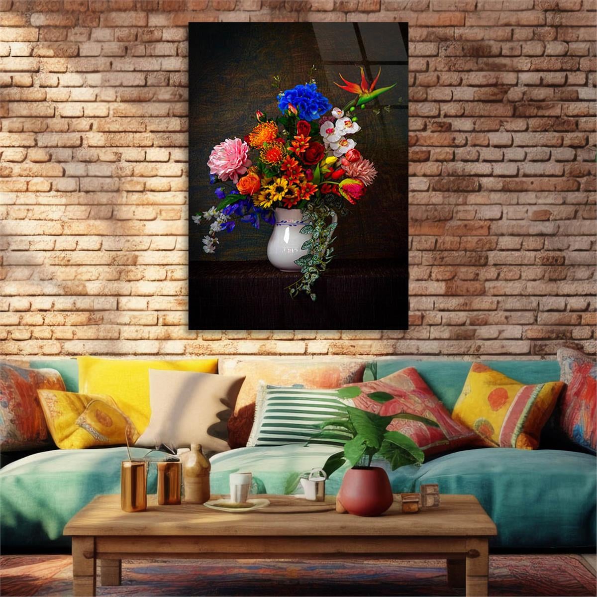 Tempered Glasss Wall Arts Art-Themed