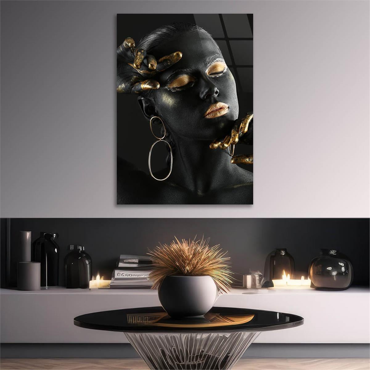 Tempered Glasss Wall Arts Art-Themed