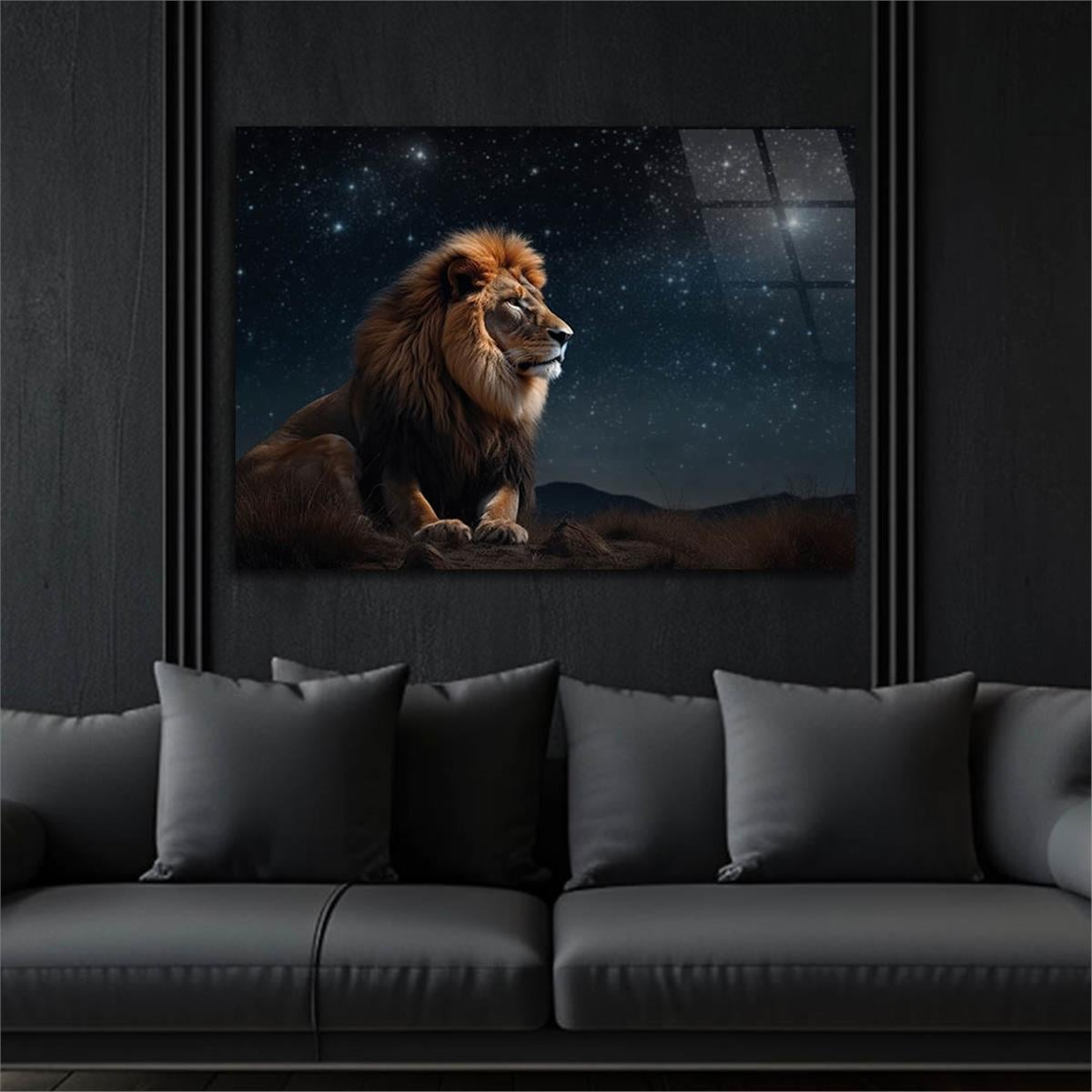 Horizontal Natured-Themed Tempered Glass Wall Art 290