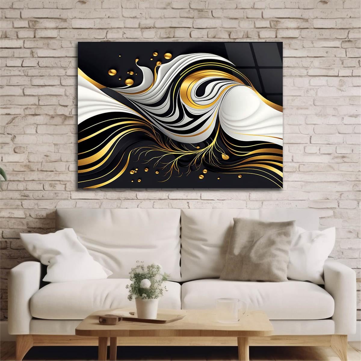 Sanat Temalı Cam Tablo 540