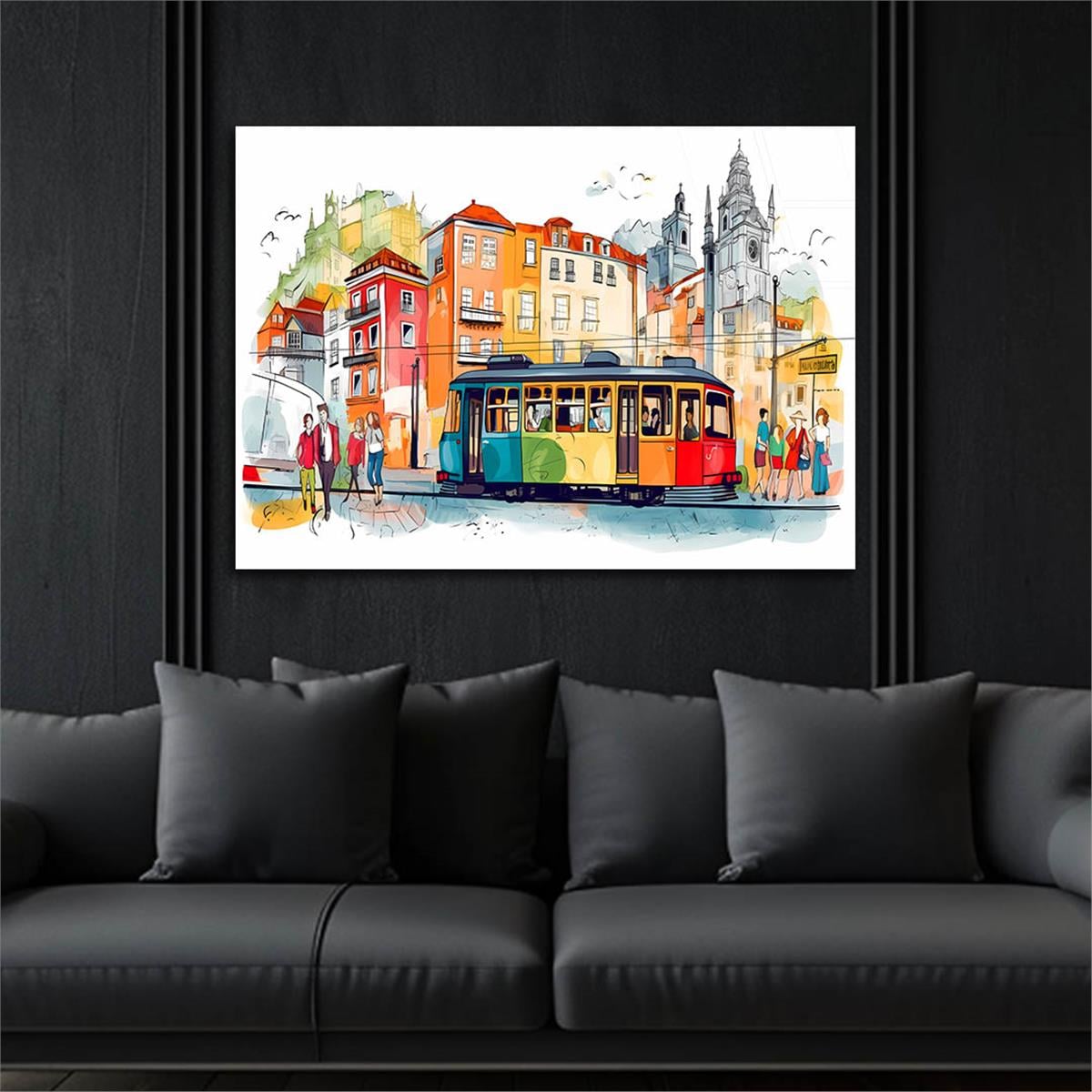 Sanat Temalı Cam Tablo 498