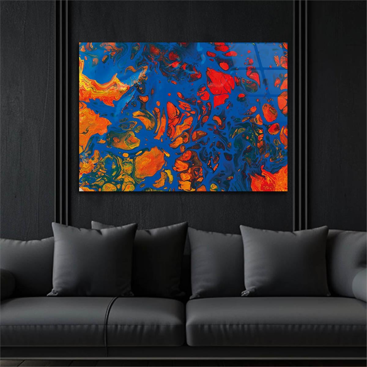 Horizontal Art-Themed Tempered Glass Wall Art 250