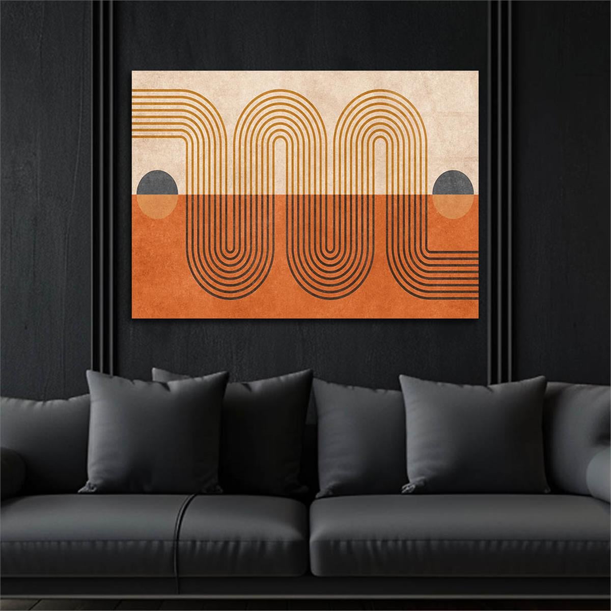 Horizontal Art-Themed Tempered Glass Wall Art 242