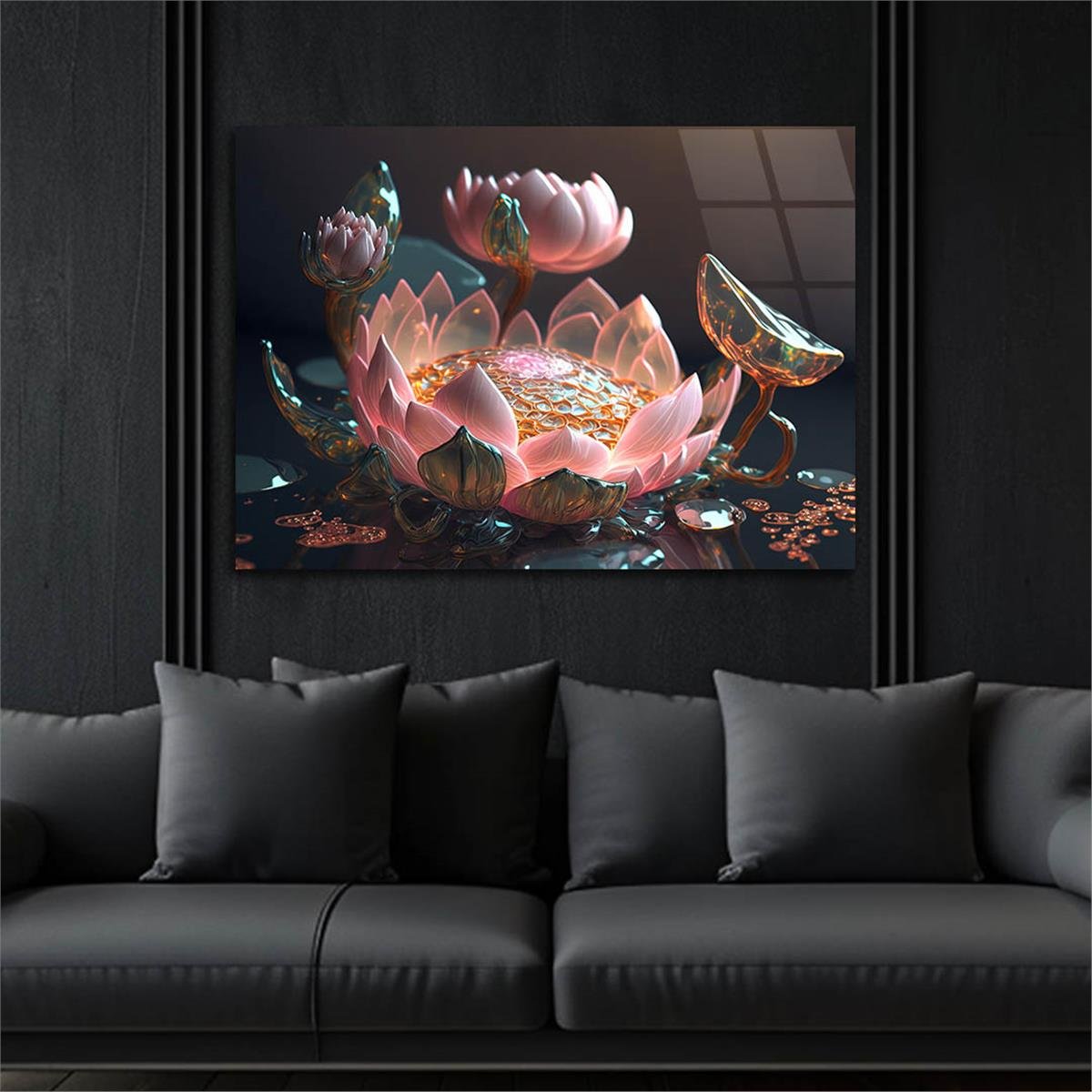 Sanat Temalı Cam Tablo 456