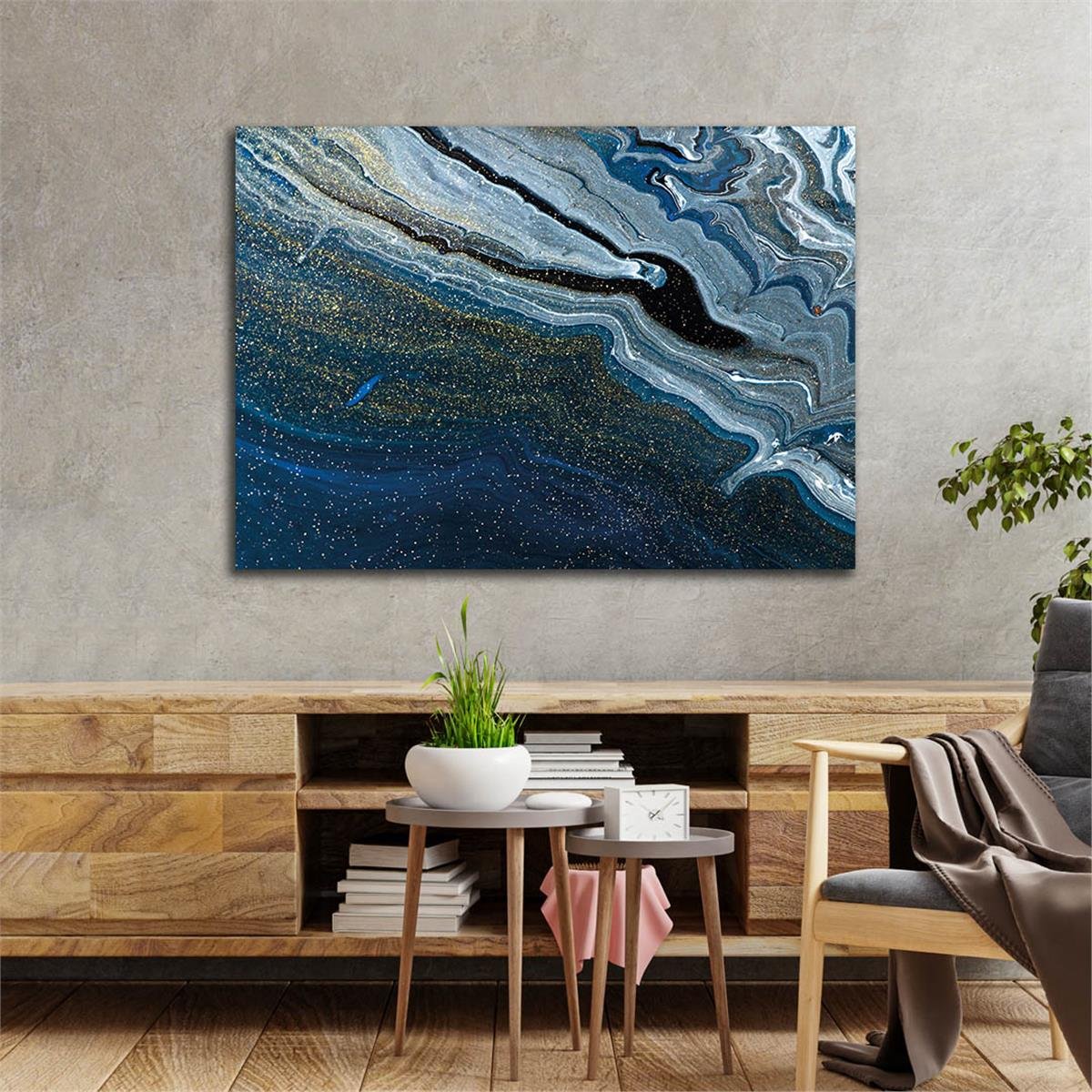 Horizontal Art-Themed Tempered Glass Wall Art 239