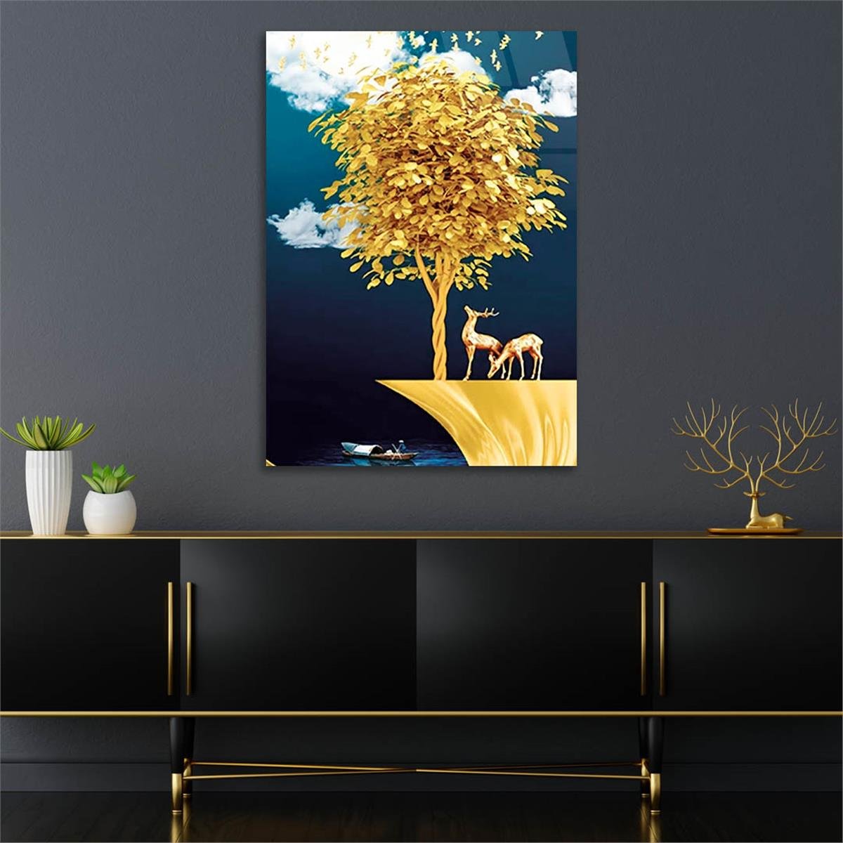 Tempered Glasss Wall Arts Art-Themed