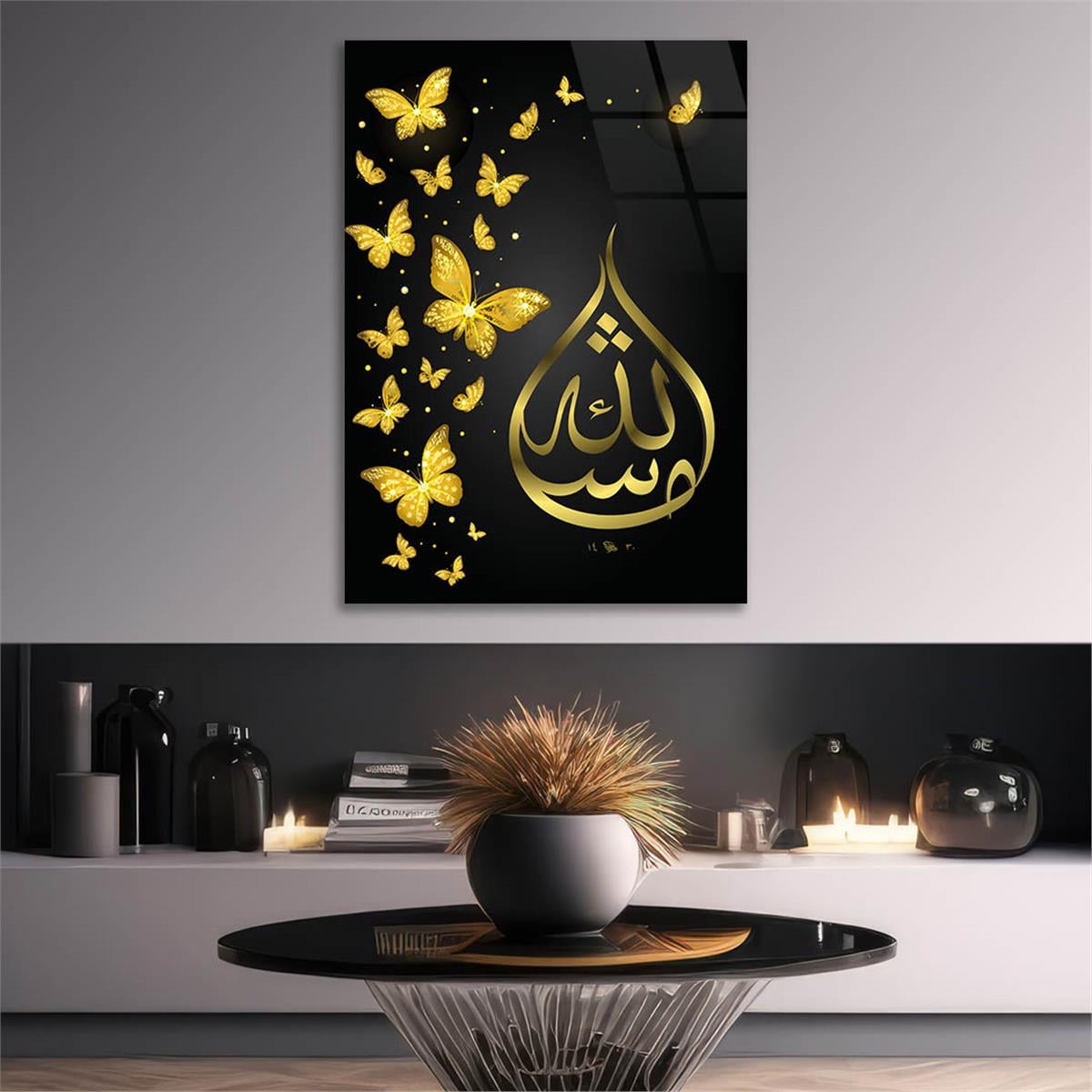 Tempered Glasss Wall Arts Religious-Themed