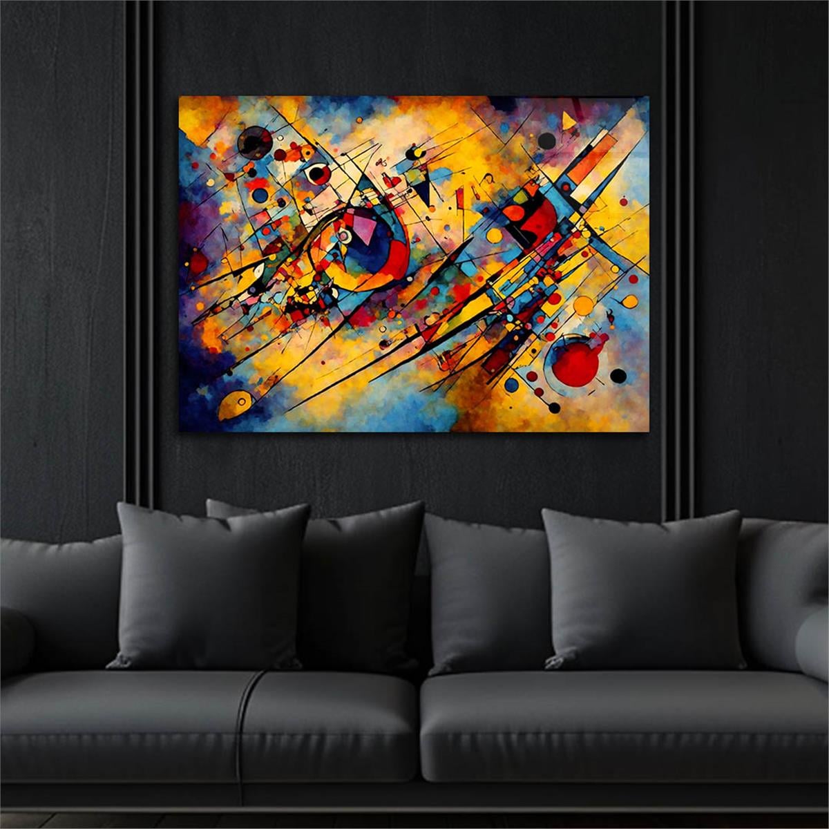 Sanat Temalı Cam Tablo 415