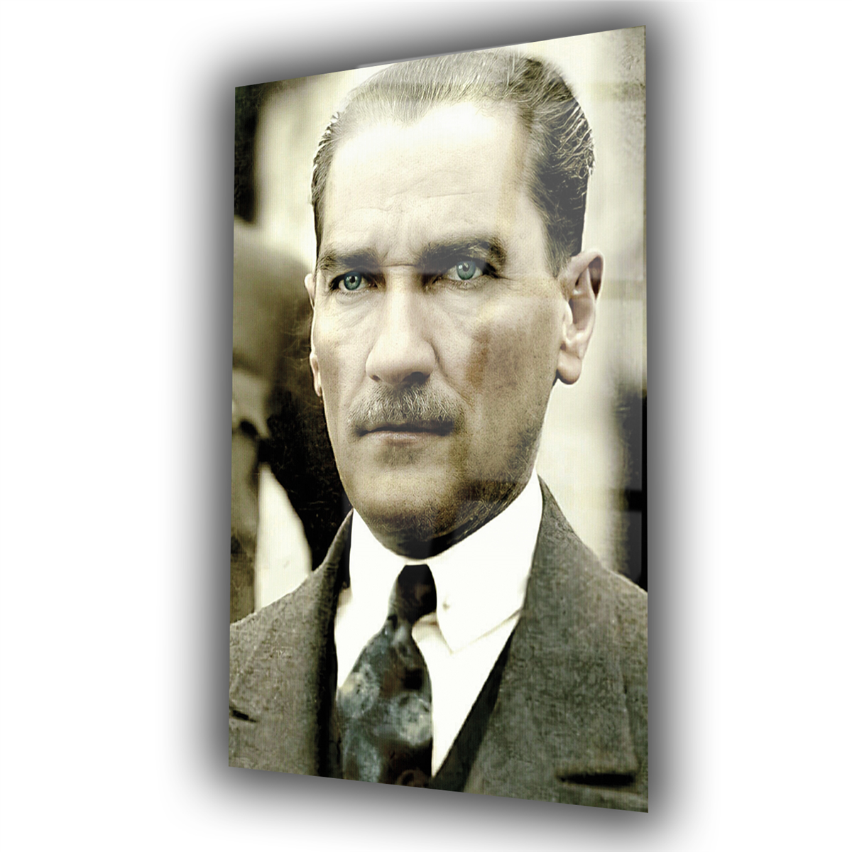 MUSTAFA KEMAL ATATÜRK GÖRSELLİ CAM TABLO