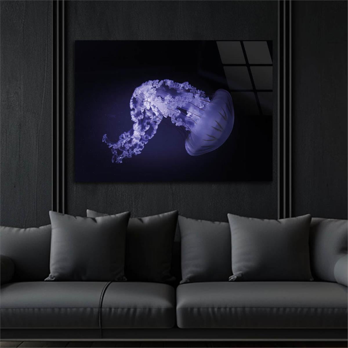 Horizontal Art-Themed Tempered Glass Wall Art 280
