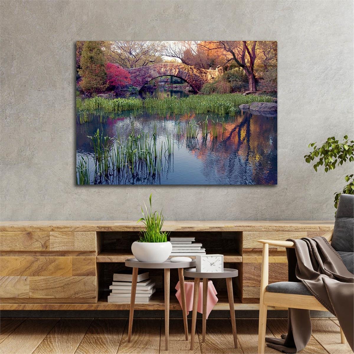 Tempered Glasss Wall Arts Natured-Themed