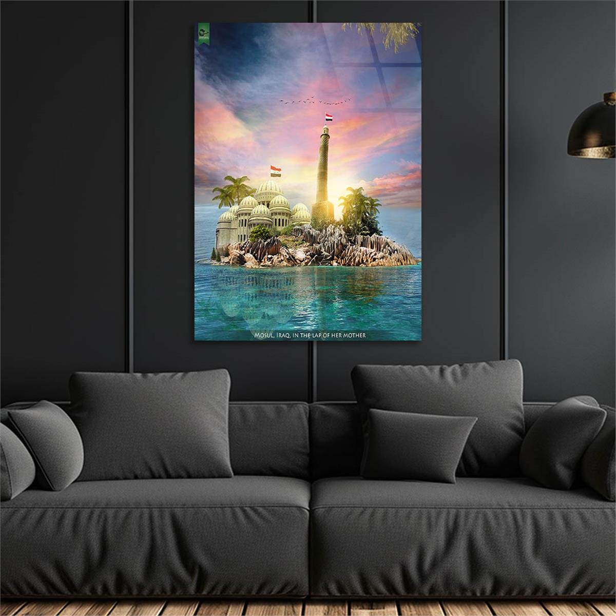 Tempered Glasss Wall Arts Art-Themed