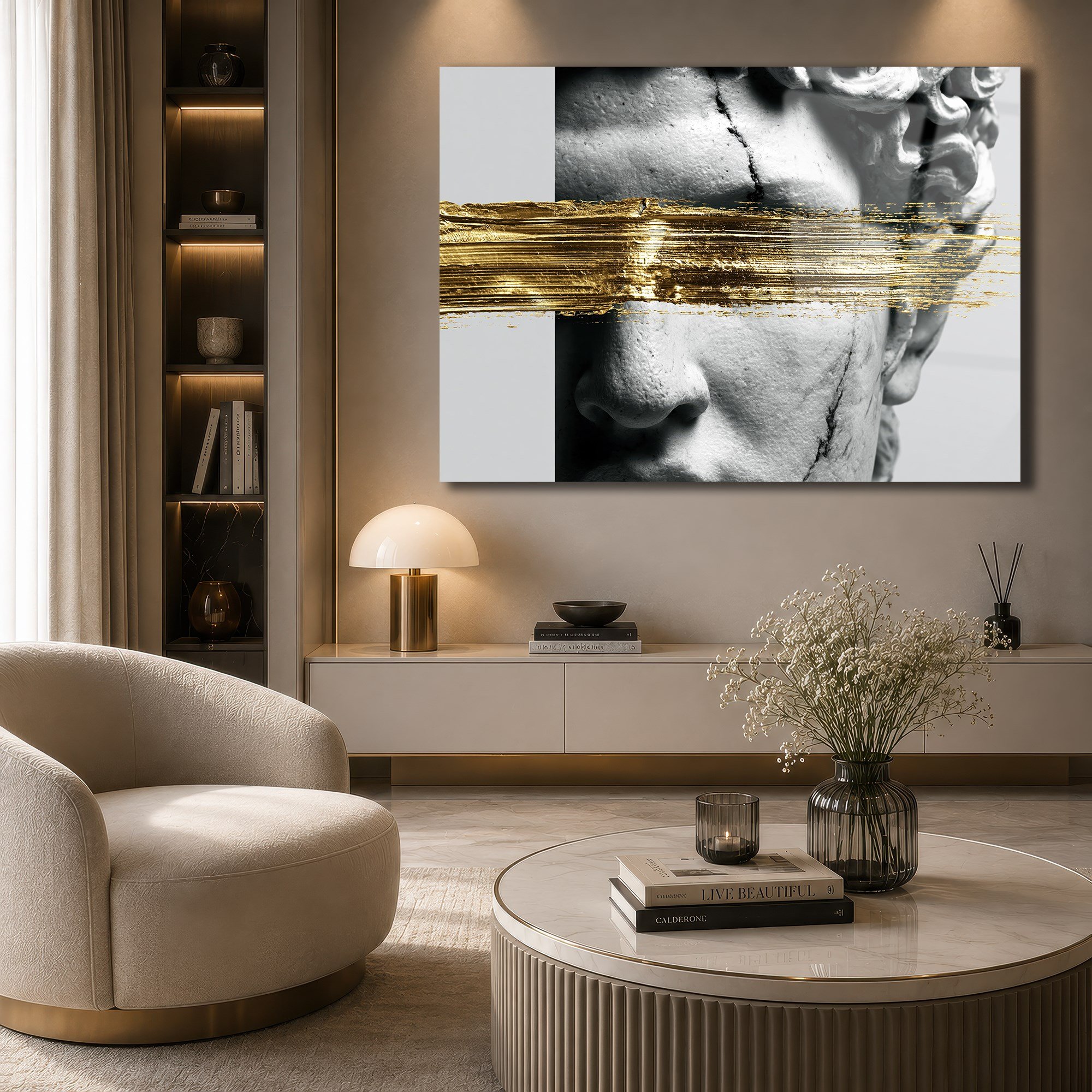 Kunst Thema auf bedrucktem Glas 582