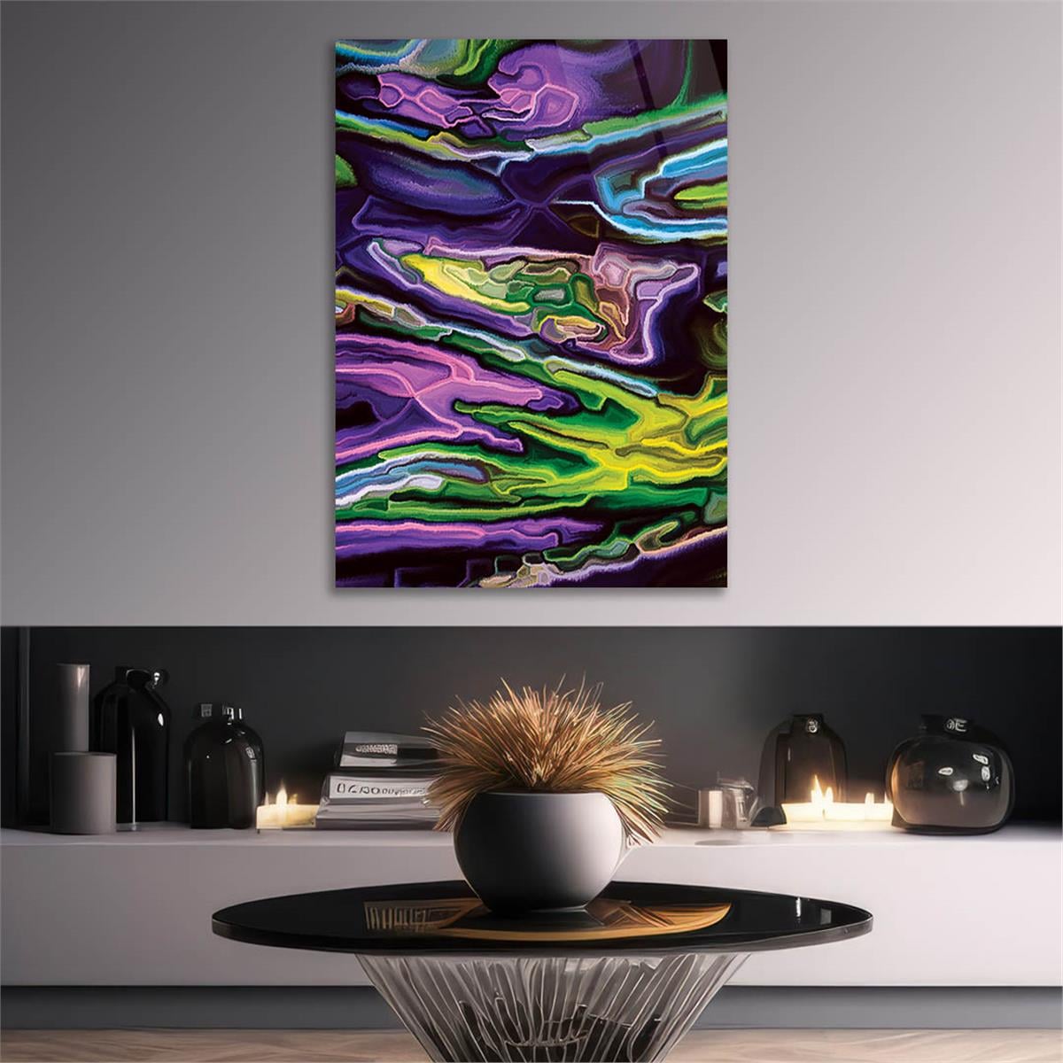 Tempered Glasss Wall Arts Art-Themed