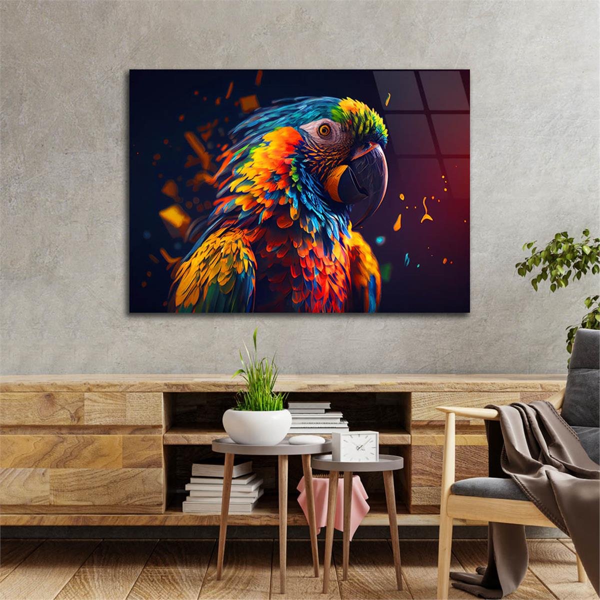 Sanat Temalı Cam Tablo 544