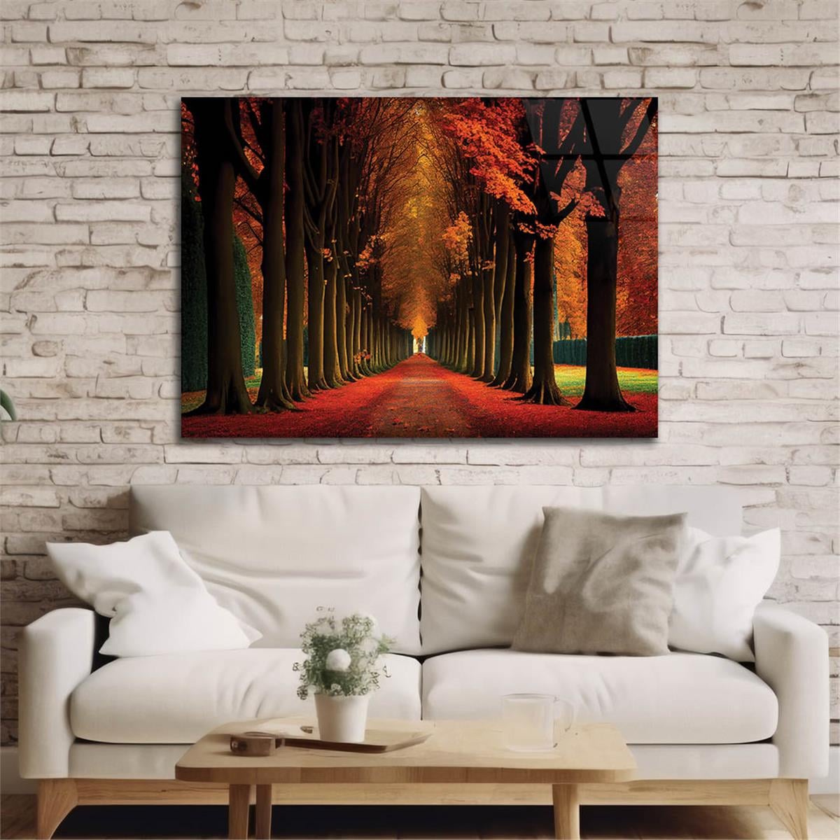 Horizontal Art-Themed Tempered Glass Wall Art 316