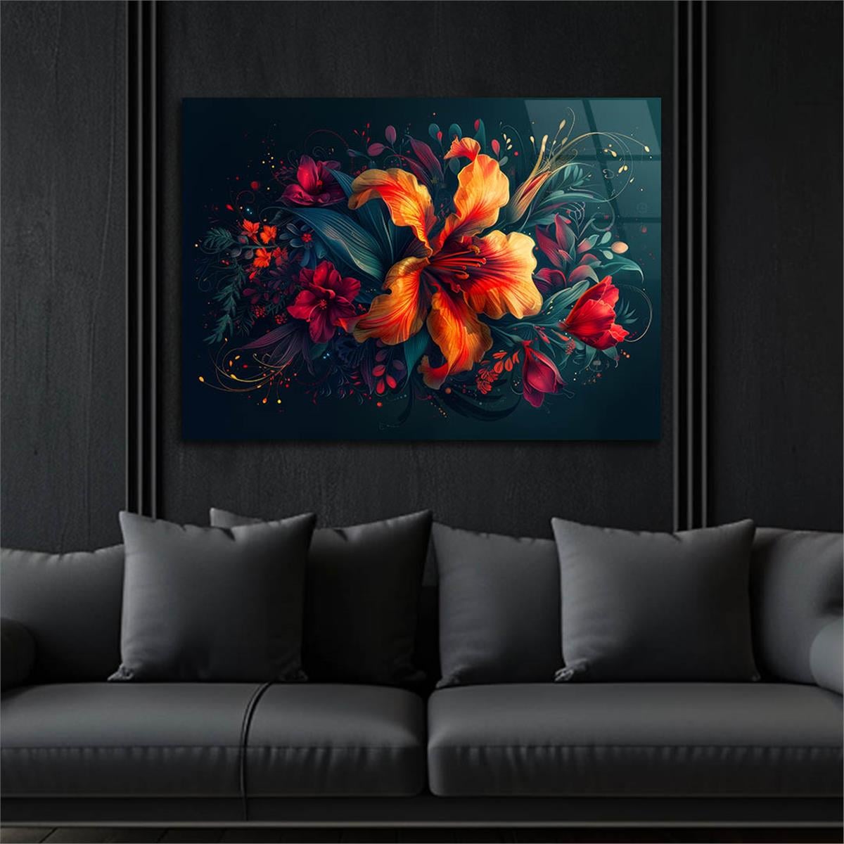 Sanat Temalı Cam Tablo 467
