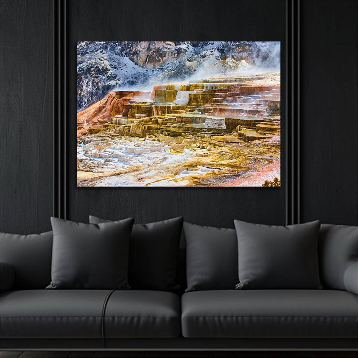Horizontal Natured-Themed Tempered Glass Wall Art 257