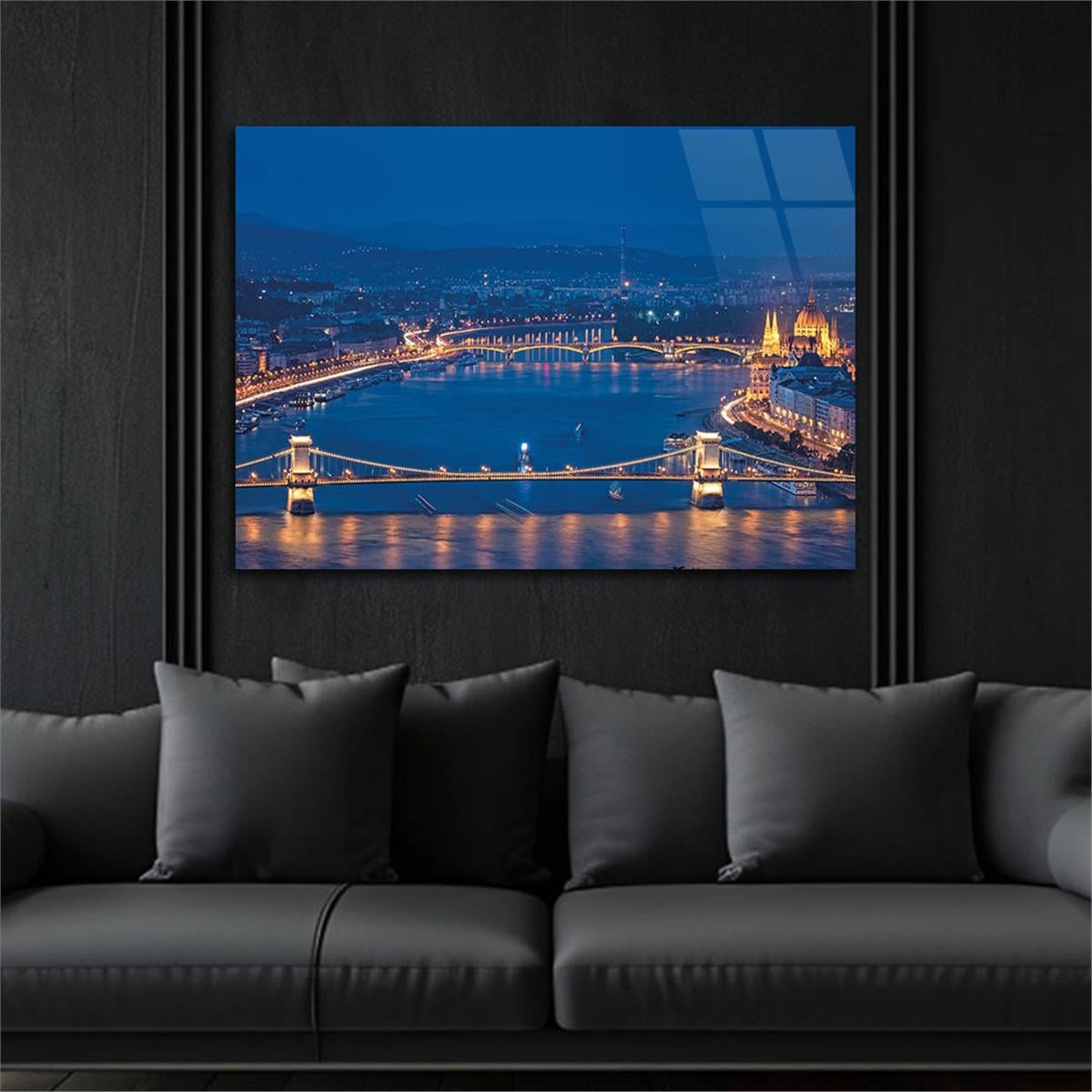 Tempered Glasss Wall Arts Natured-Themed