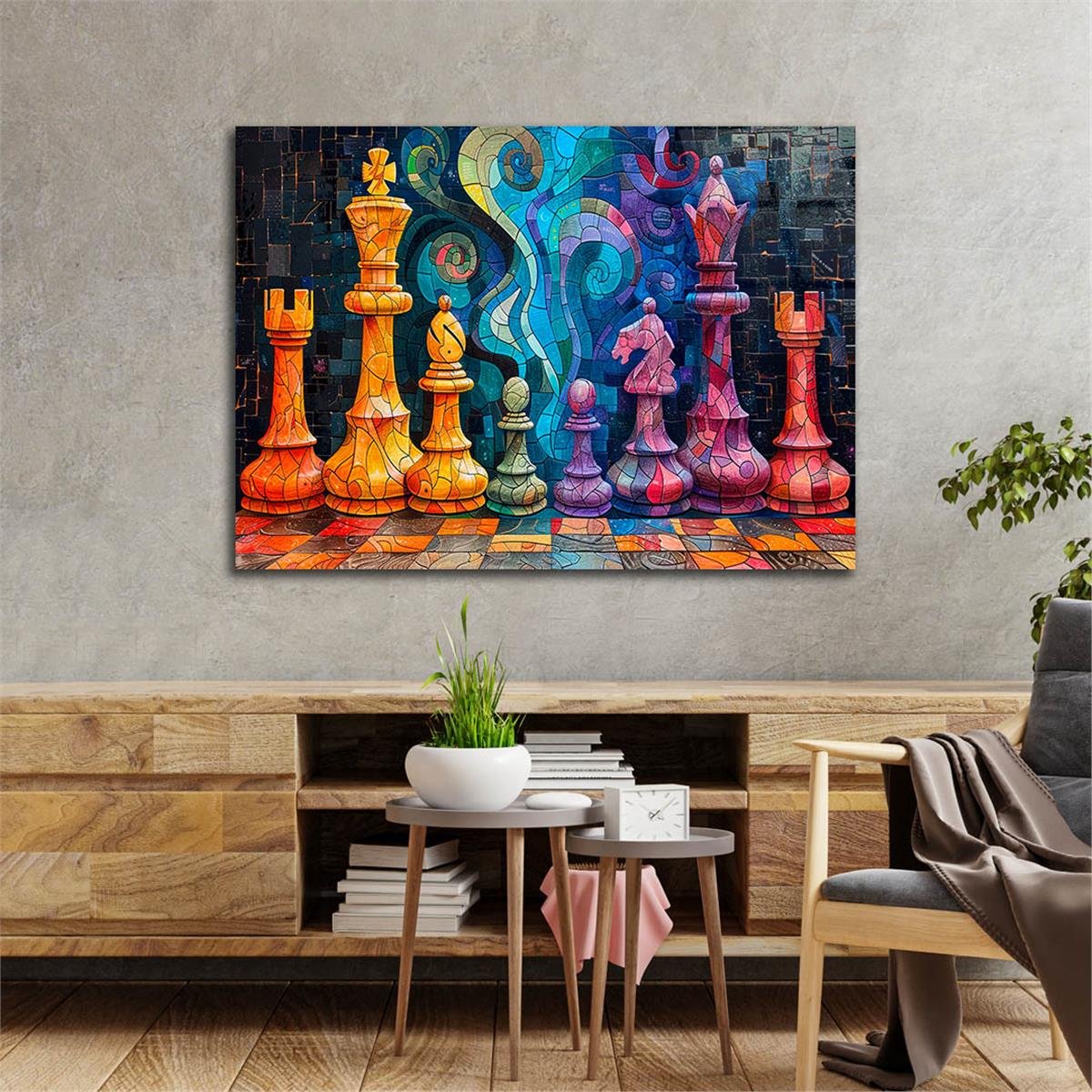 Sanat Temalı Cam Tablo 398