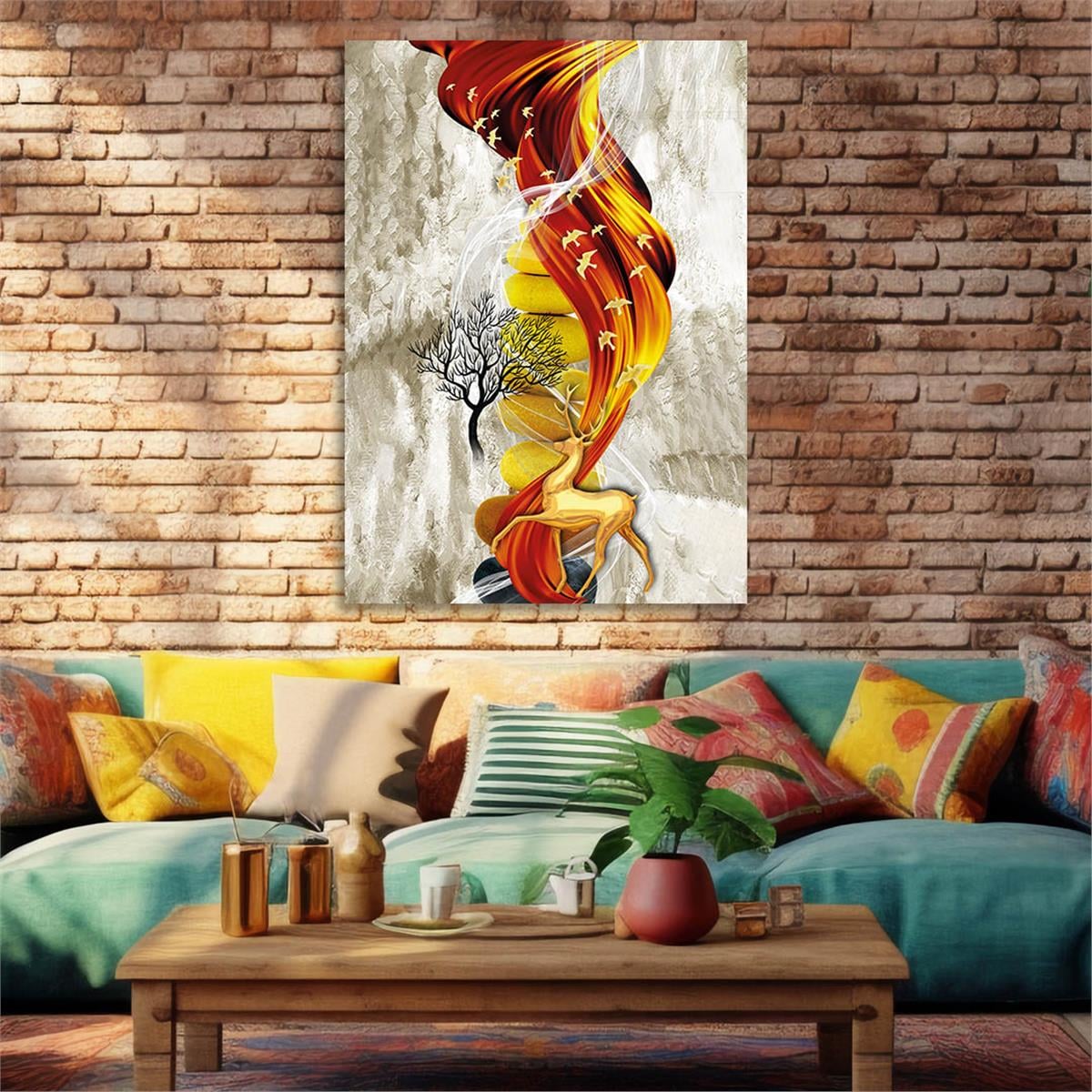 Tempered Glasss Wall Arts Art-Themed