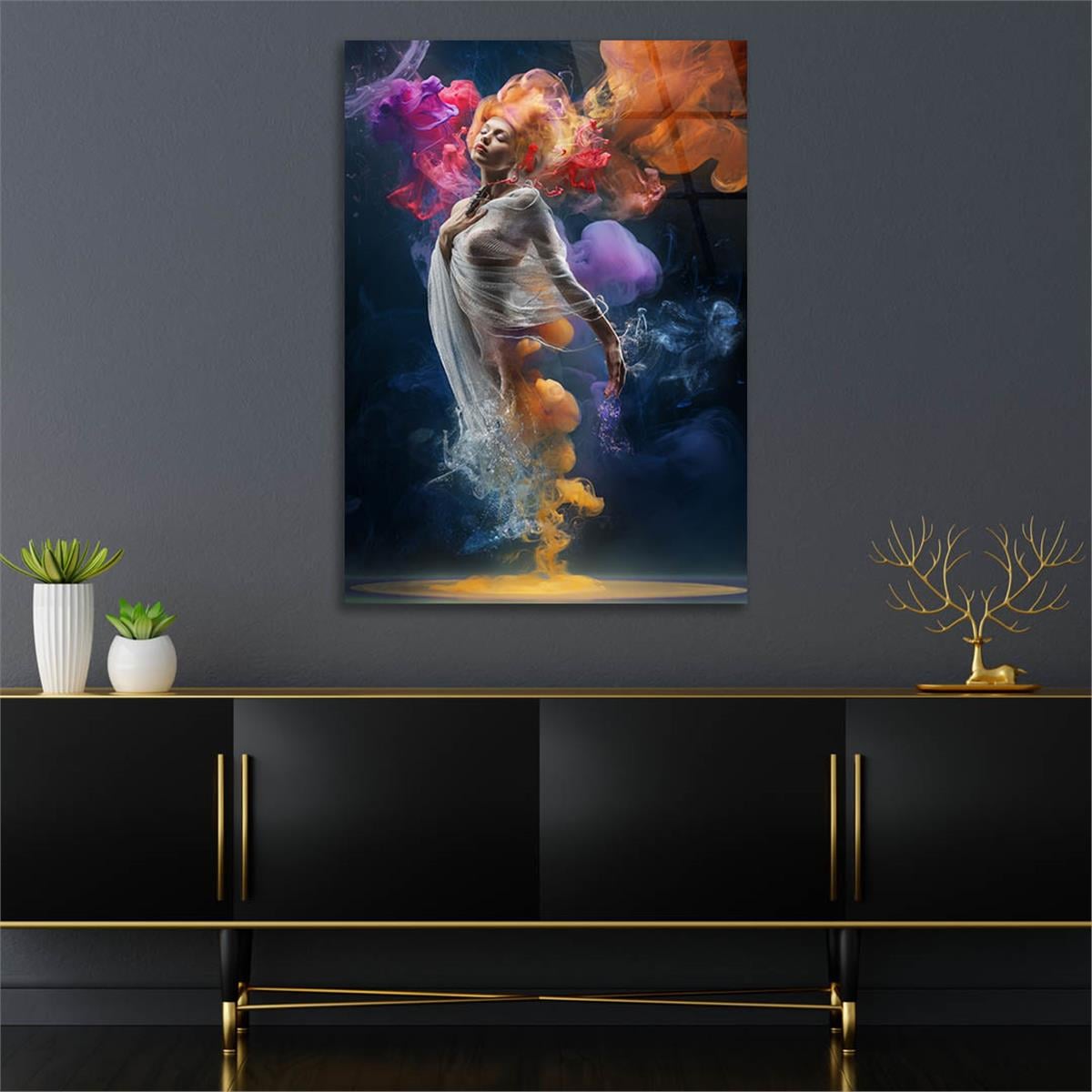 Tempered Glasss Wall Arts Art-Themed
