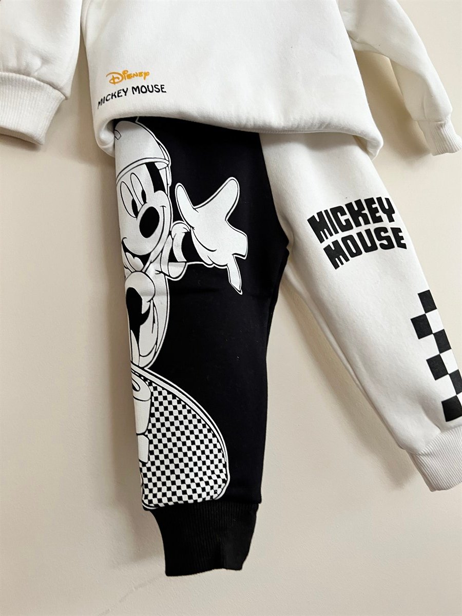 Beyaz Mickey Mouse Eşofman Takımı