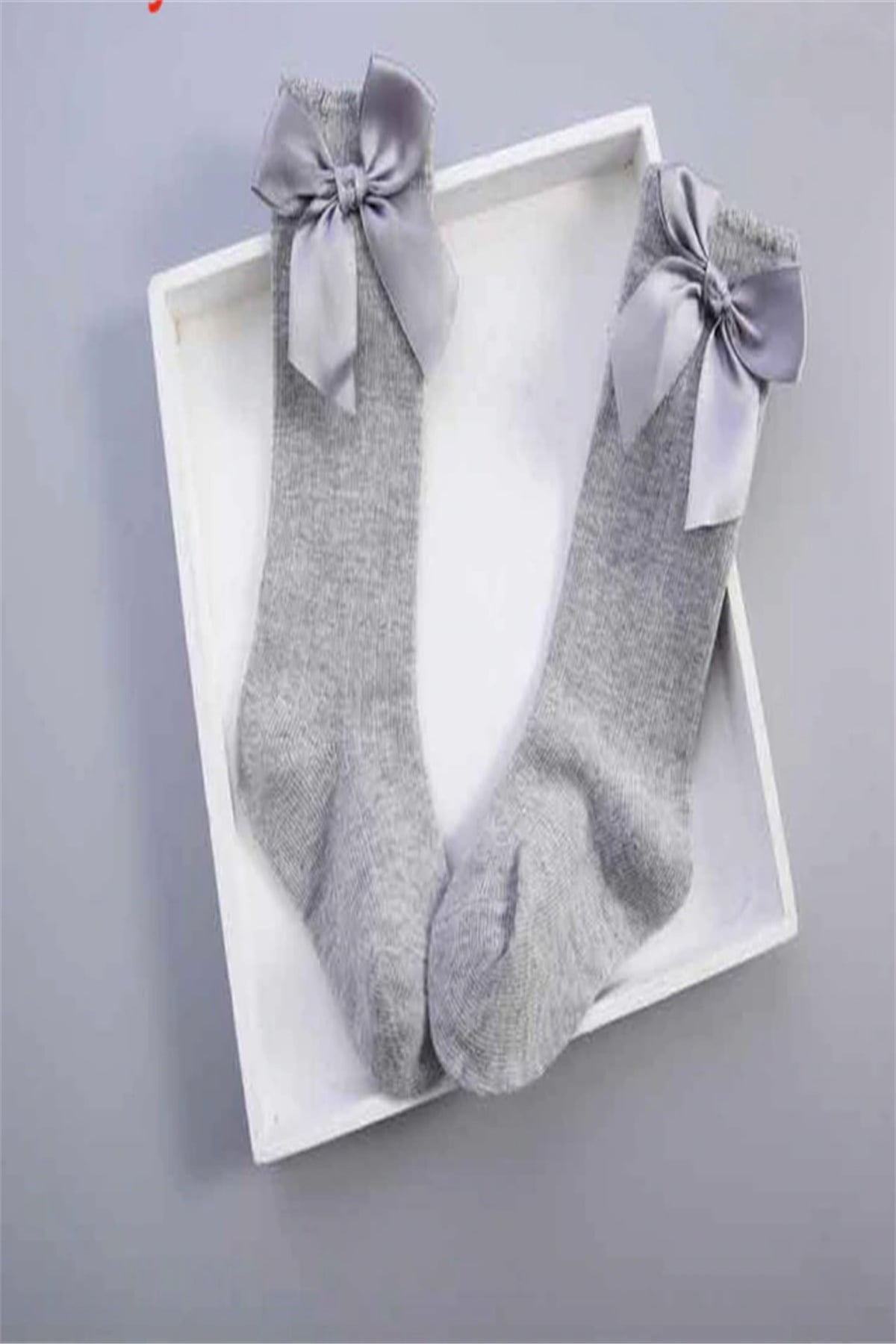 Grey Kurdaleli Çorap