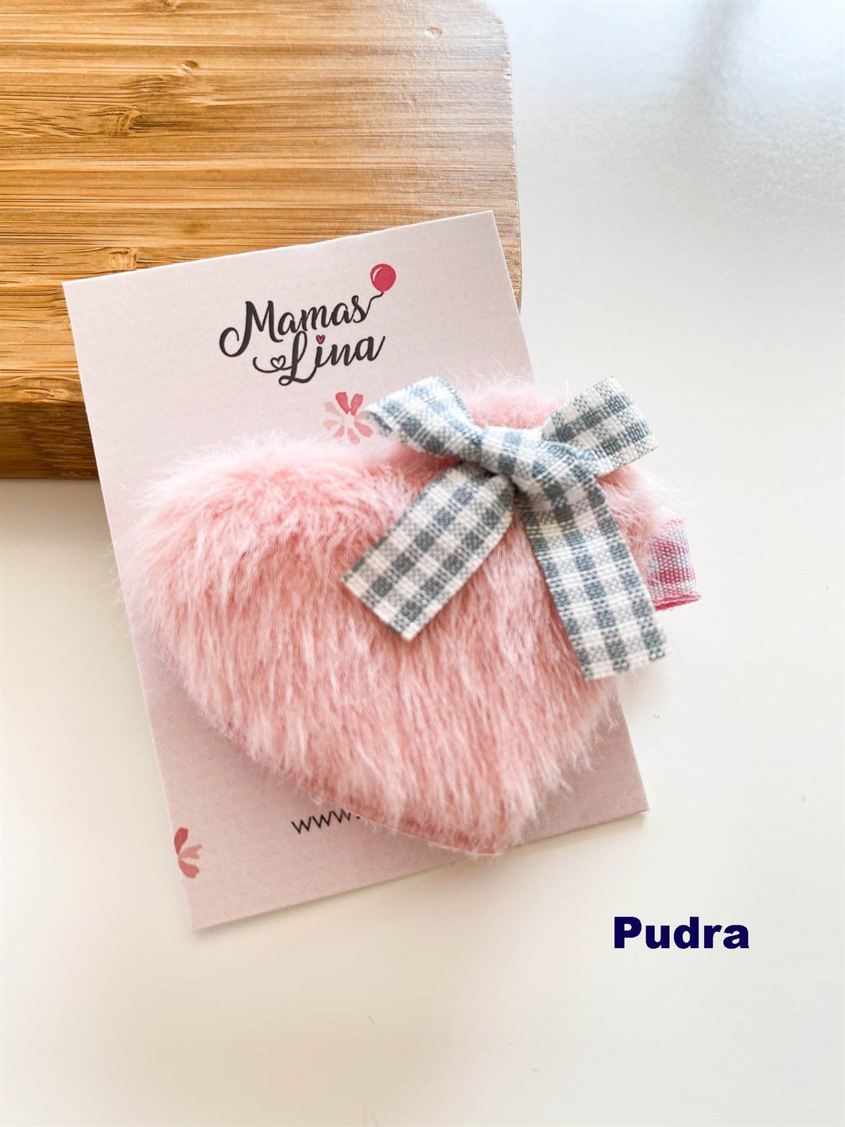 Kalpli Peluş Fiyonklu Klips Toka