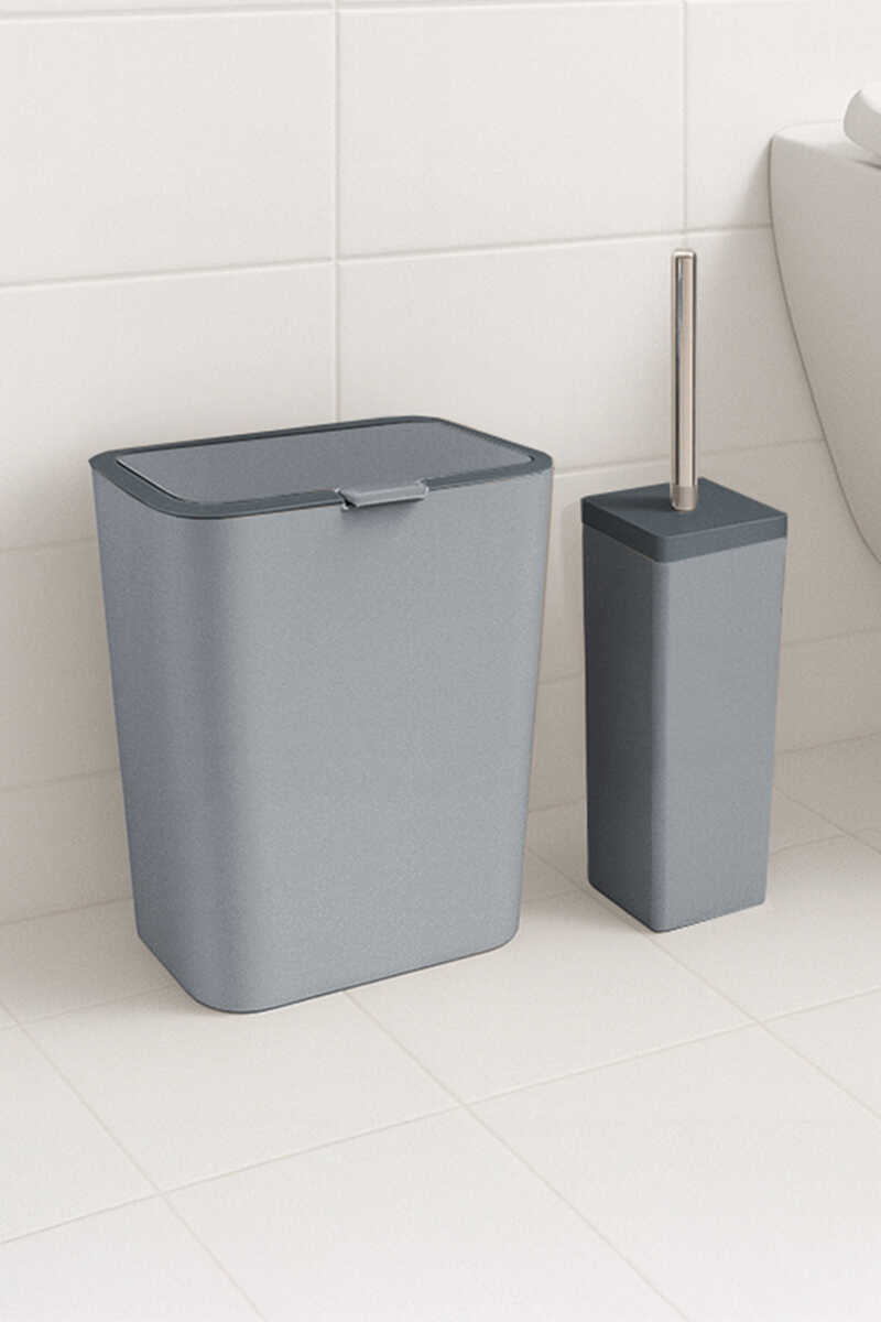 ANS FLIP 2Lİ BANYO SETİ-GRİ M-SAS19-07