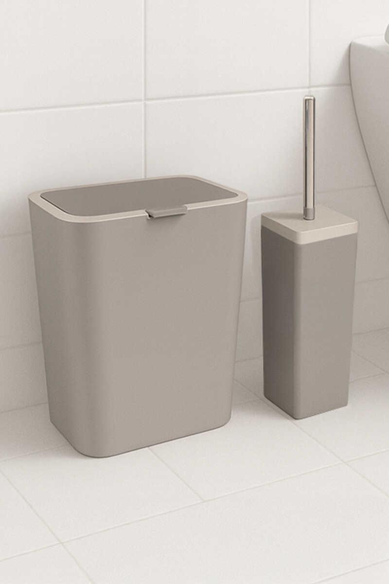 ANS FLIP 2Lİ BANYO SETİ-KOYU BEJ M-SAS19-09-1