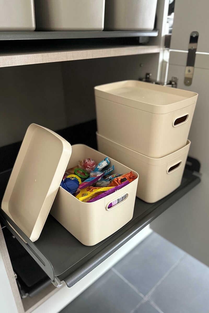 ANS LİNEA BOX 3'LÜ - BEJ M-E96-09