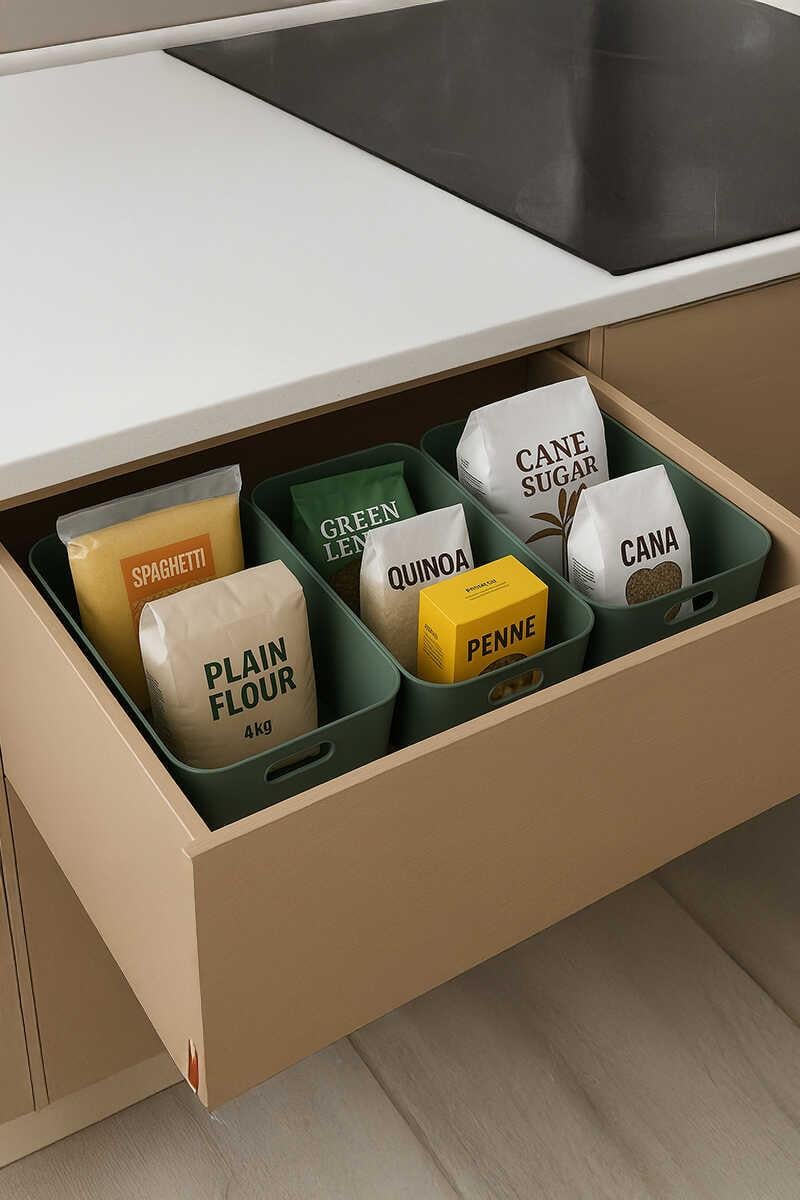 ANS LİNEA BOX 3'LÜ- YEŞİL M-E96-05