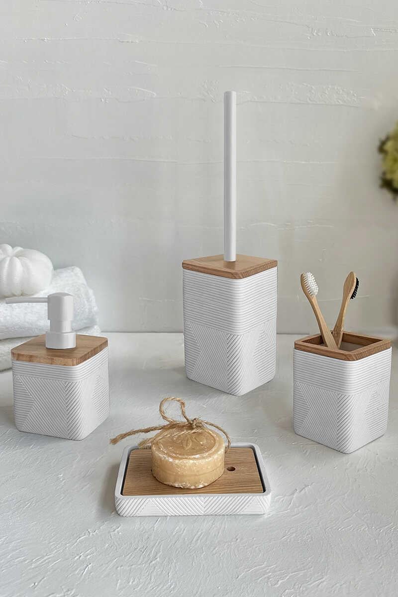 ANS MADERA DİŞ FIRÇALIK BEYAZ