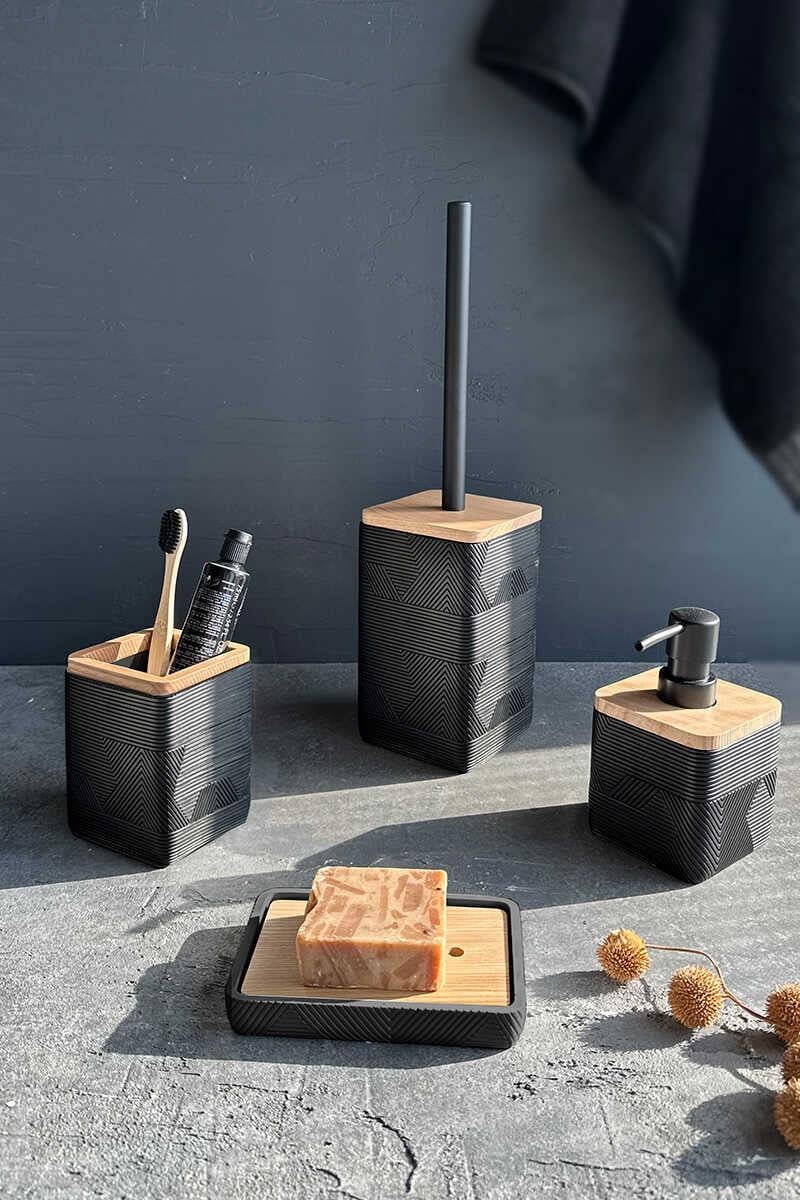 ANS MADERA DİŞ FIRÇALIK SİYAH D-21032