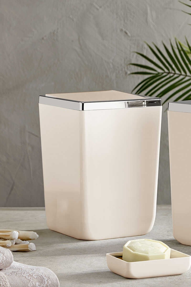 ANS TOSKANA 6 LT BANYO MUTFAK ÇÖP KOVASI- BEJ M-SA05-09