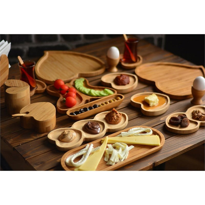 Bambum Bouquet 22 Parça Bambu Kahvaltı Takımı