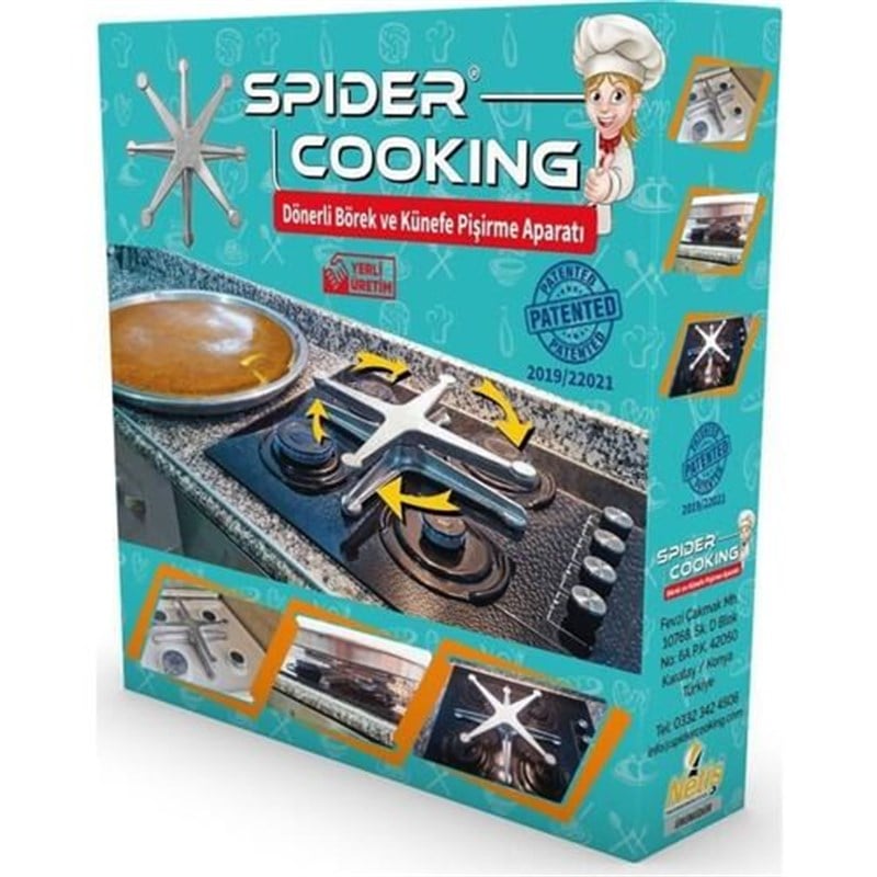 BRD SPIDERCOOKING PİŞİRME APARATI GOLD