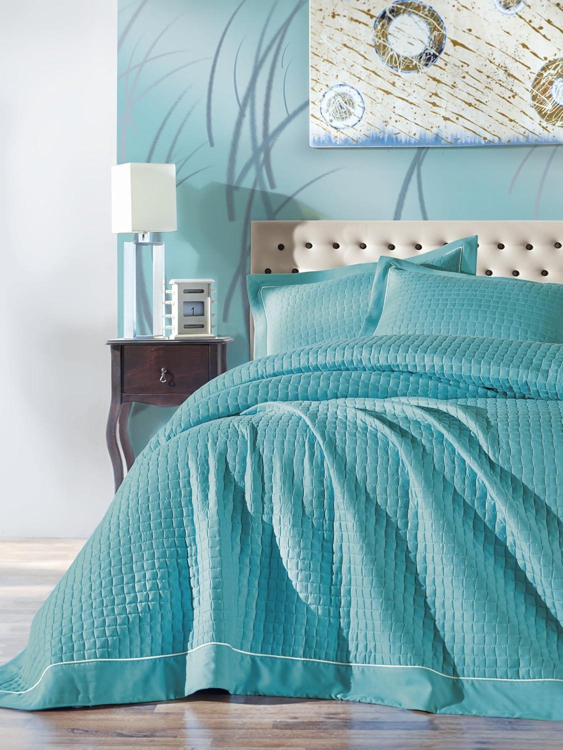 COT DIAMOND YATAK ÖRT.ÇK.TURKUAZ