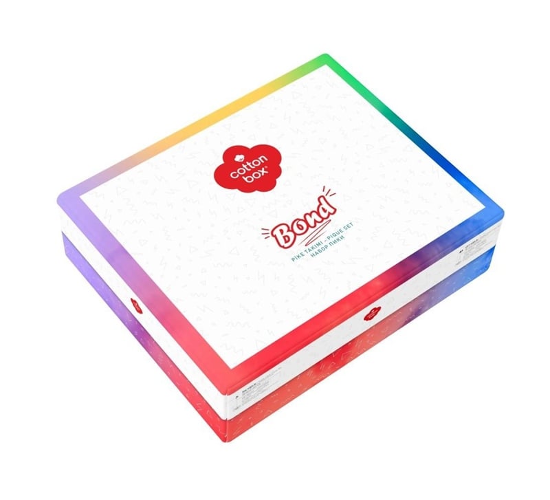 Cotton Box Bond Plumy Çift Kişilik Pike Takımı İndigo