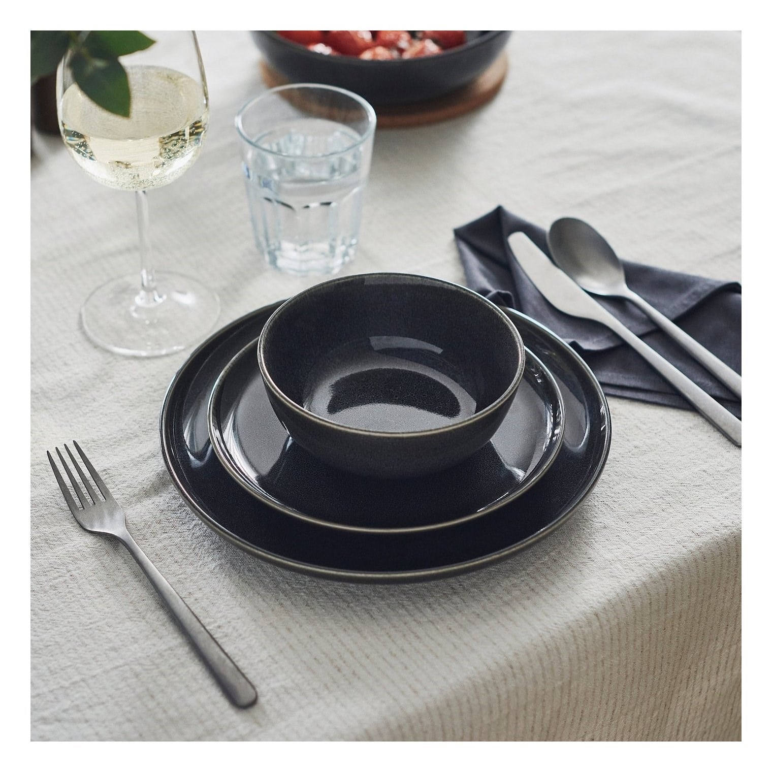 IKE GLADELIG KASE KOYU GRİ 14 CM 10597018
