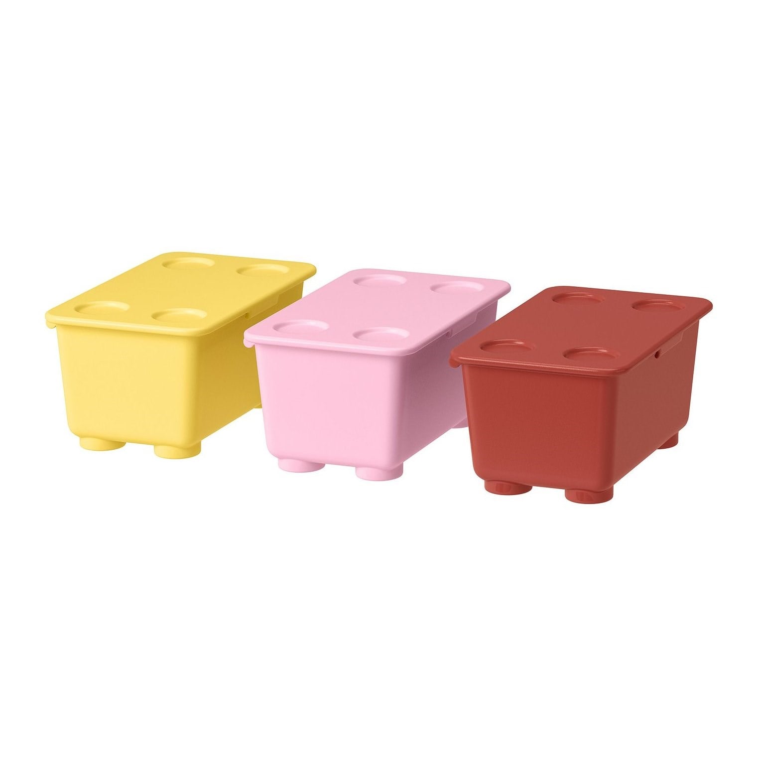 IKE GLIS KAPAKLI KUTU SARI-PEMBE-KIRMIZI 17X10 CM 90604114
