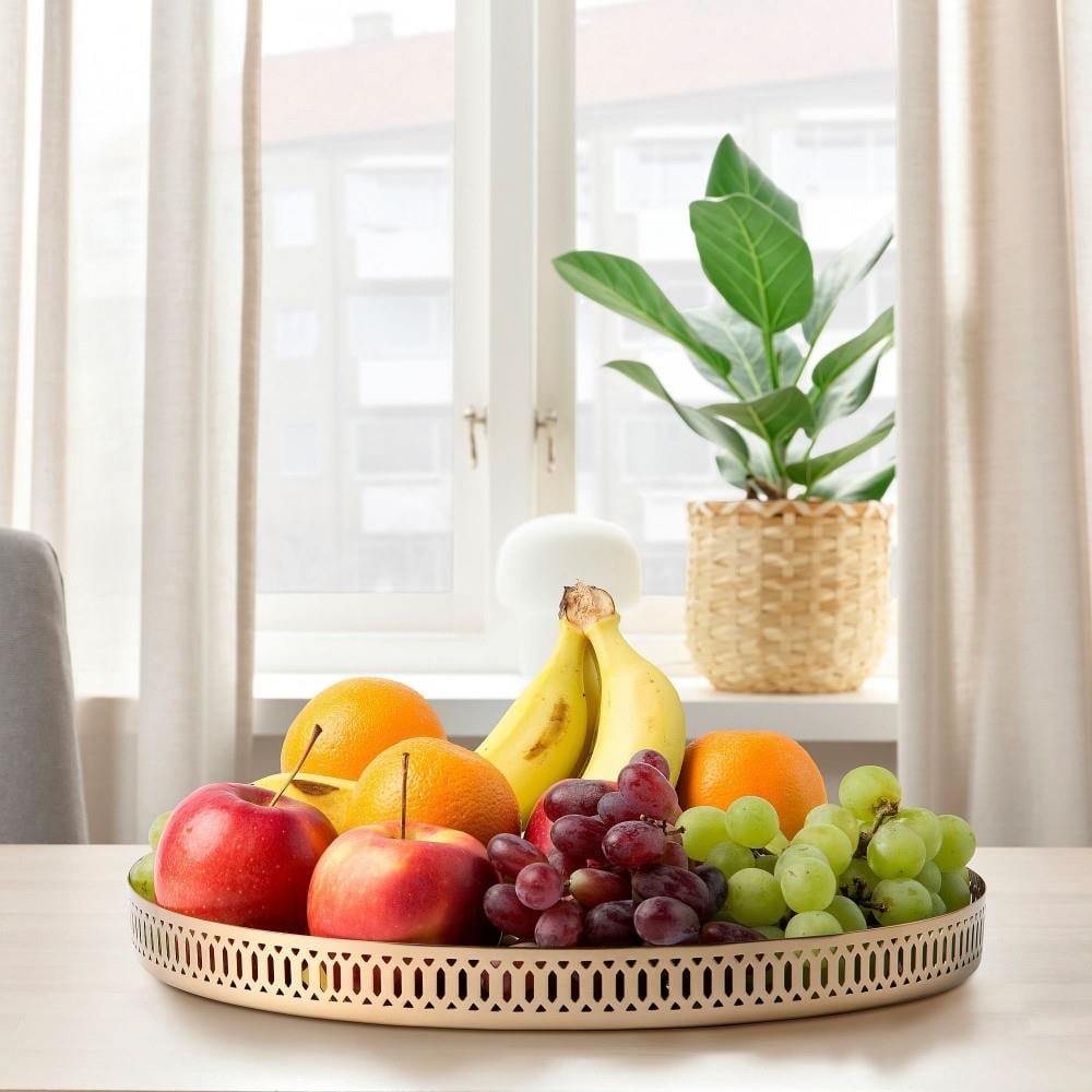 IKE GOKVALLA YUVARLAK TEPSİ BAKIR 35CM 50569004