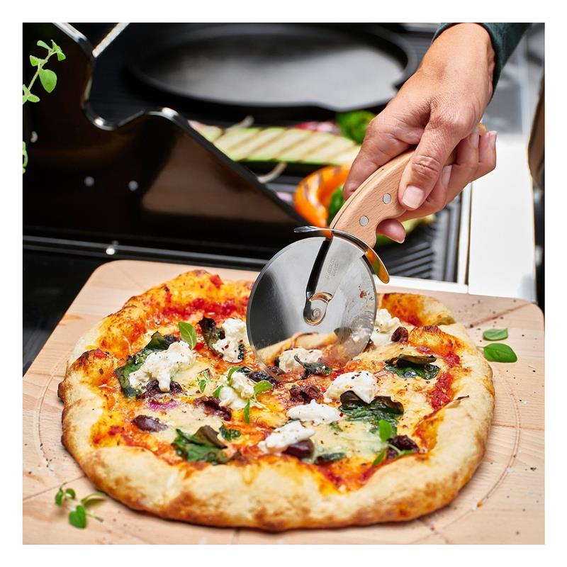 IKE GRILLTIDER PİZZA KESİCİ 22 PASLANMAZ ÇELİK/KAYIN 00591031