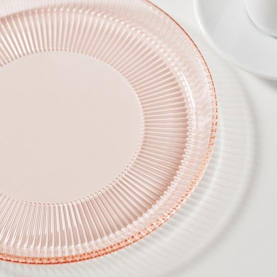IKE HAVSGADDA TATLI TABAĞI ŞERİT DESENİ-PEMBE 21 CM 70607401
