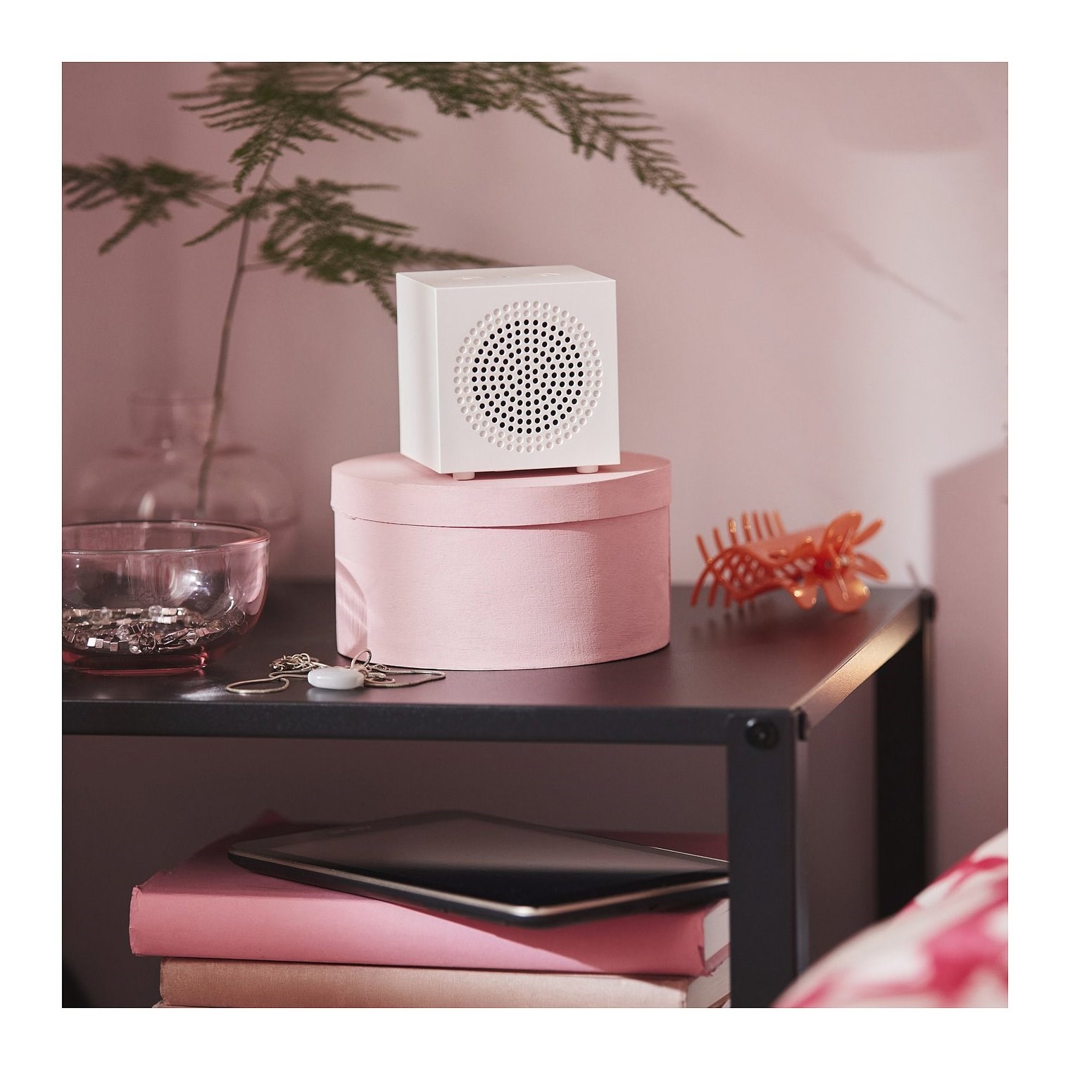 IKE KALLSUP TAŞINABİLİR BLUETOOTH HOPARLÖR BEYAZ 7X7 CM 60594159