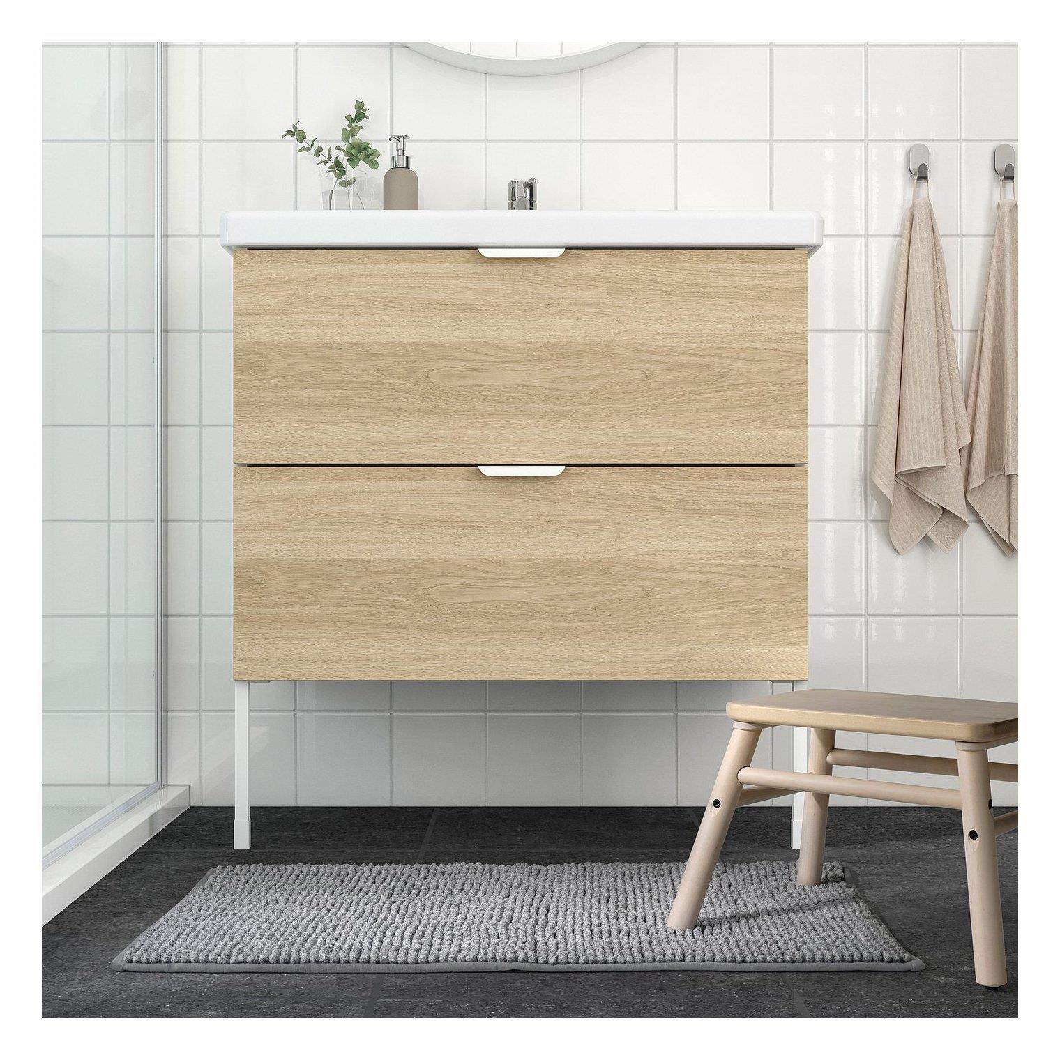 IKE TOFTBO BANYO PASPASI GRİ-BEYAZ 50X80 CM 20610279