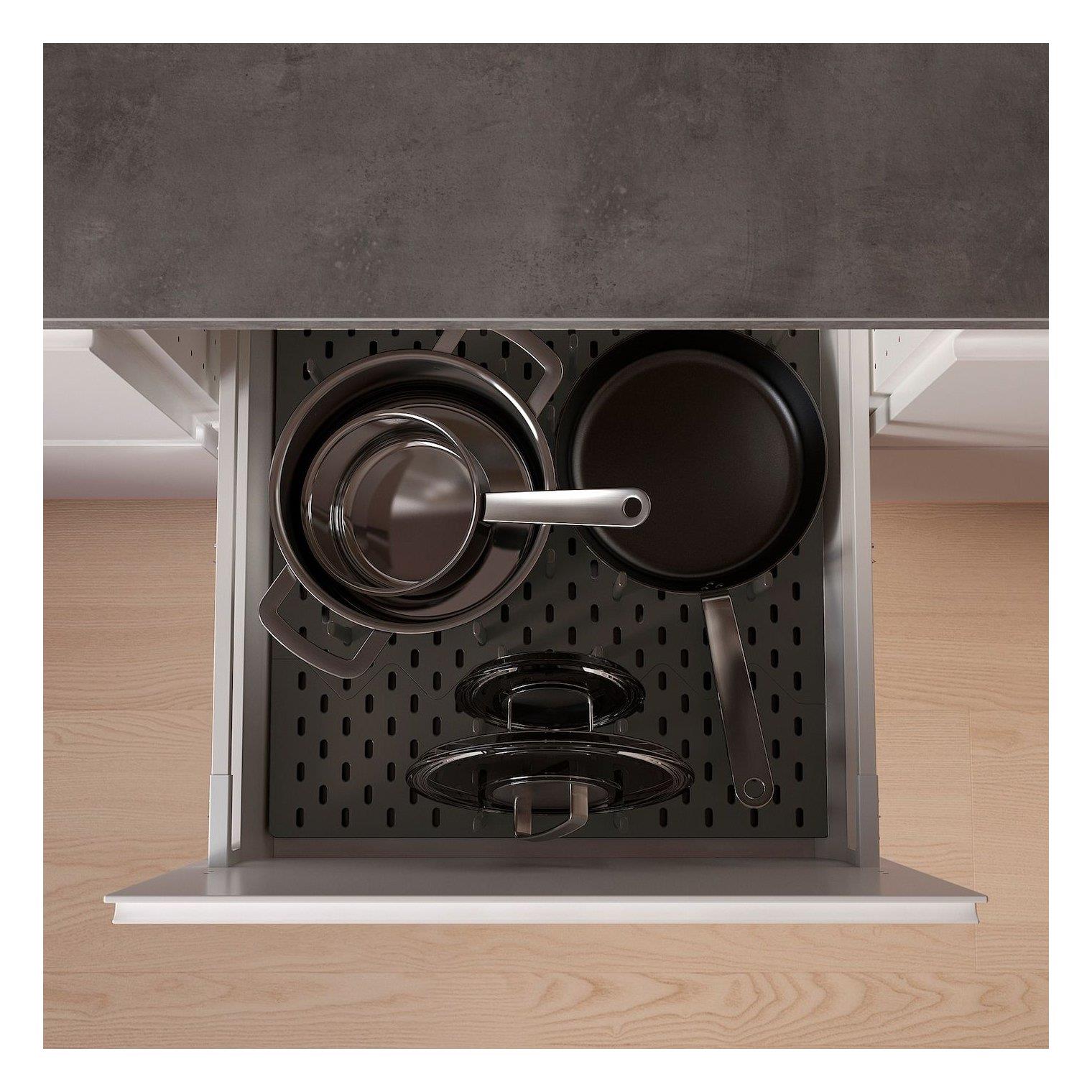IKE UPPDATERA ÇEKMECE DÜZENLEYİCİ ANTRASİT 60 CM 60460008