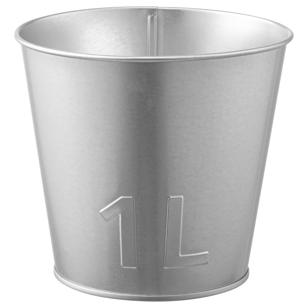 Ikea Akerbar Galvanizli Çelik Saksı 9 Cm 20537156