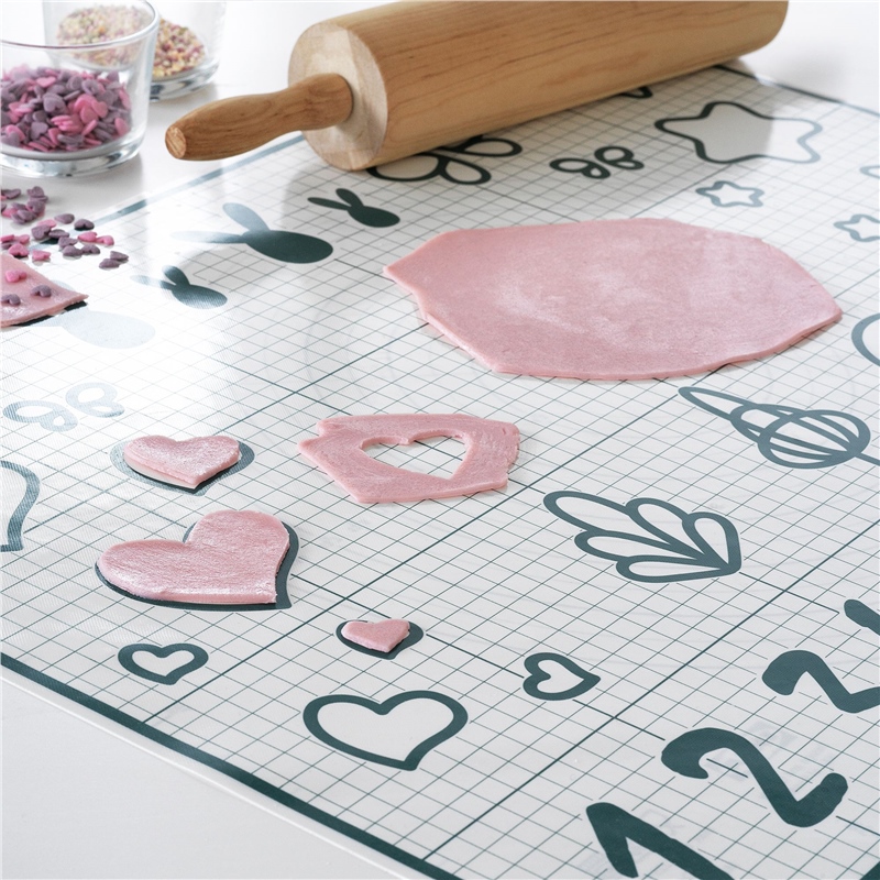 Ikea Baktradıtıon Hamur Açma Matı Beyaz-Turkuaz 61x46 cm 60480167